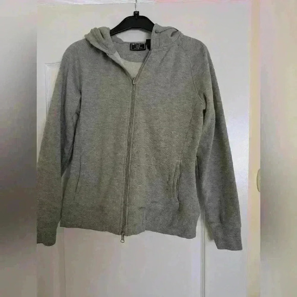 Women's Medium grey Champion  zip up hoodie - Picture 1 of 7